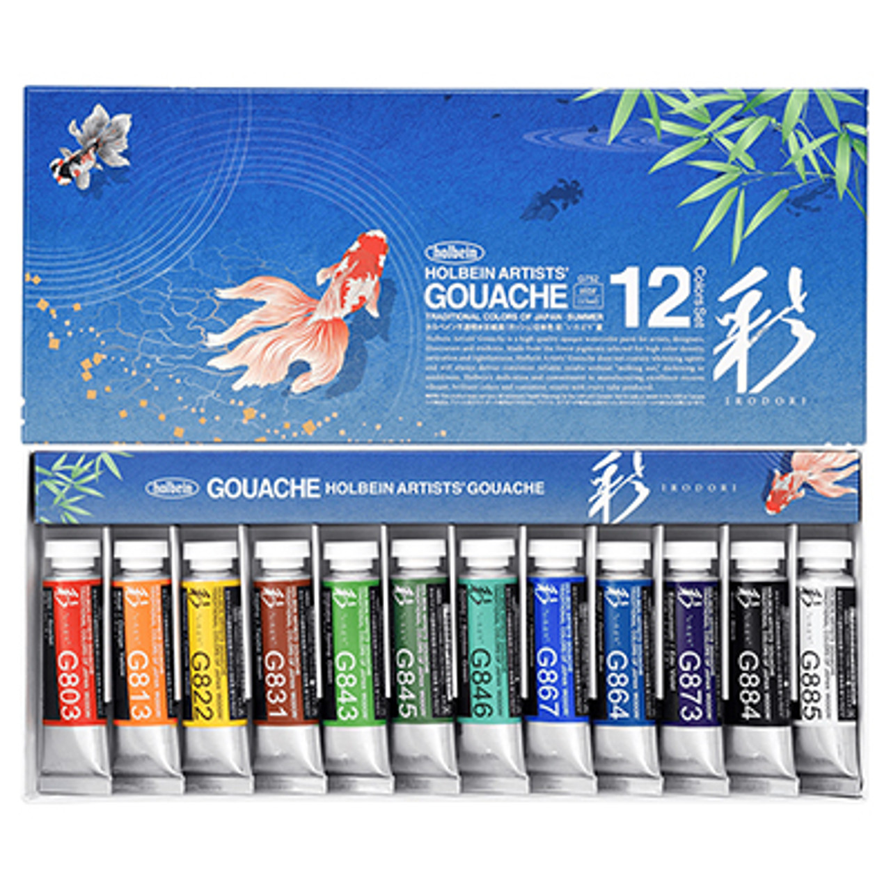 Holbein Irodori Gouache 15 ml Set of 12 Summer Colors