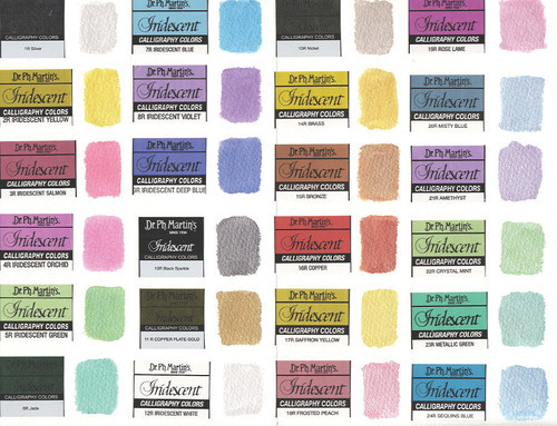 Dr. Ph. Martins Iridescent Calligraphy Ink Set - John Neal Books