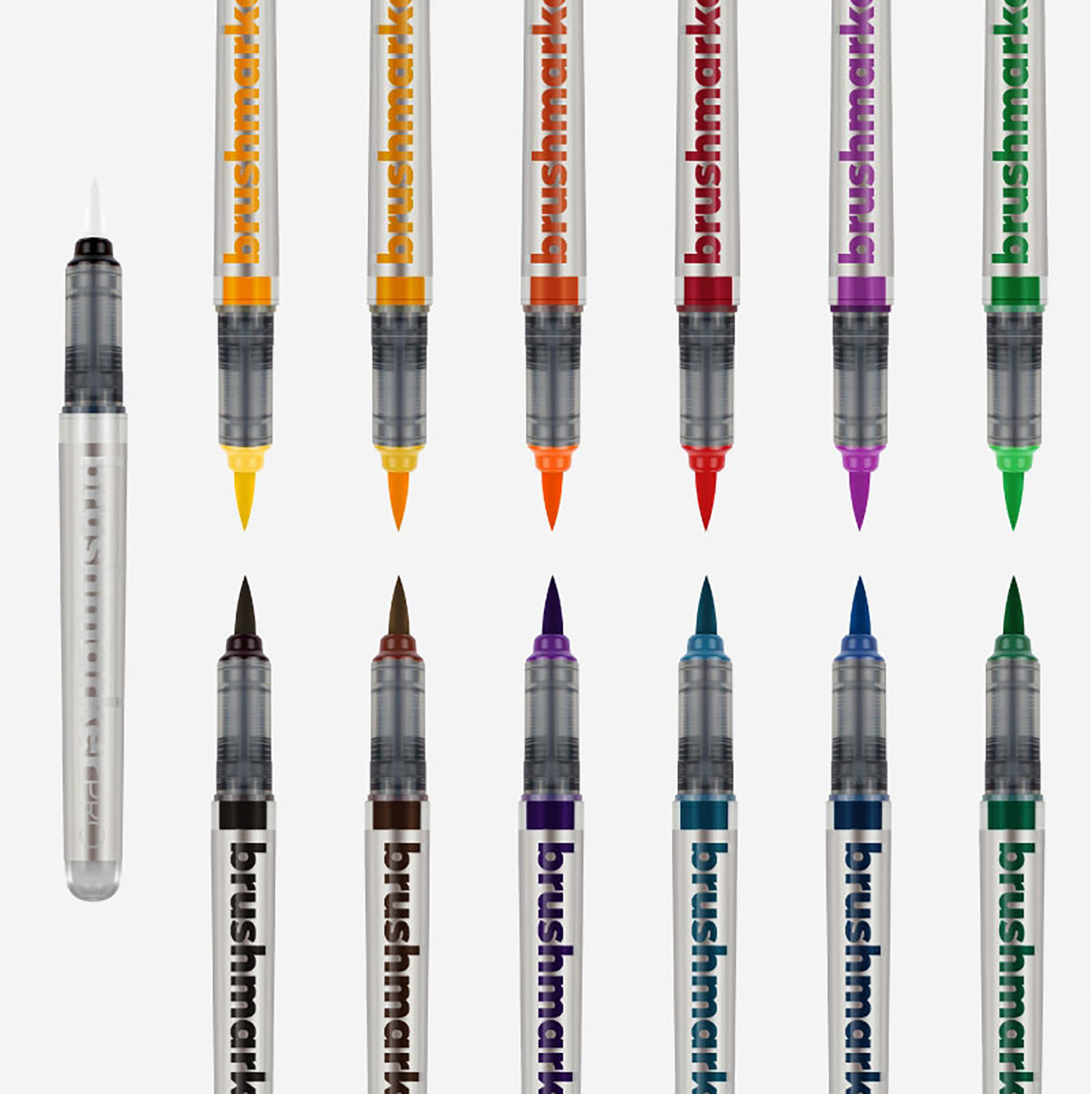 karin Brushmarker PRO Set of 11 Basic Colors & Blender - John Neal