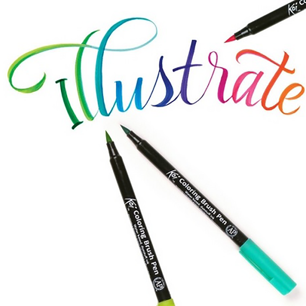 Coloring Brush Pens - John Neal Books