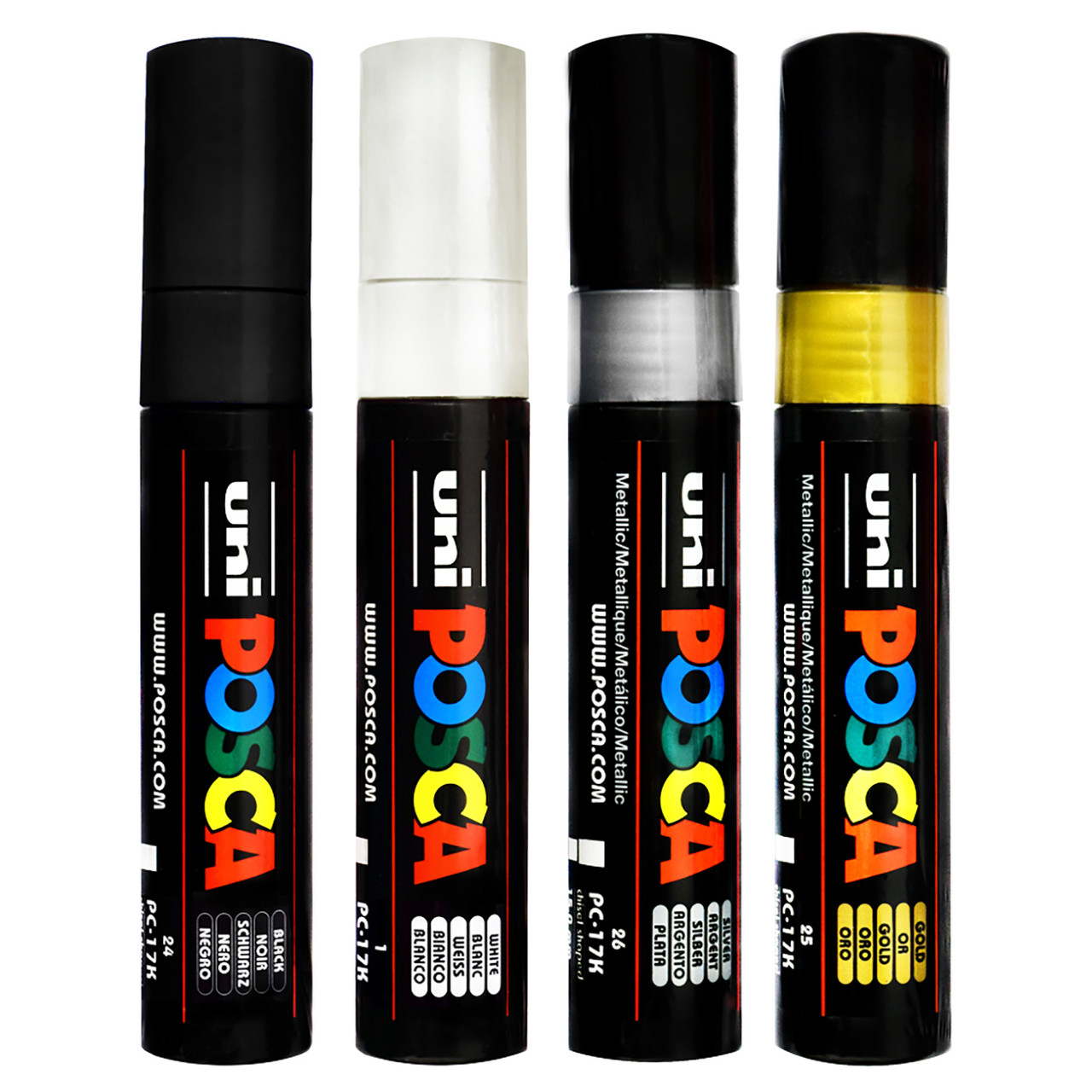 Posca Paint Marker, Extra Broad, PC17K Multicolor Pack - John Neal Books