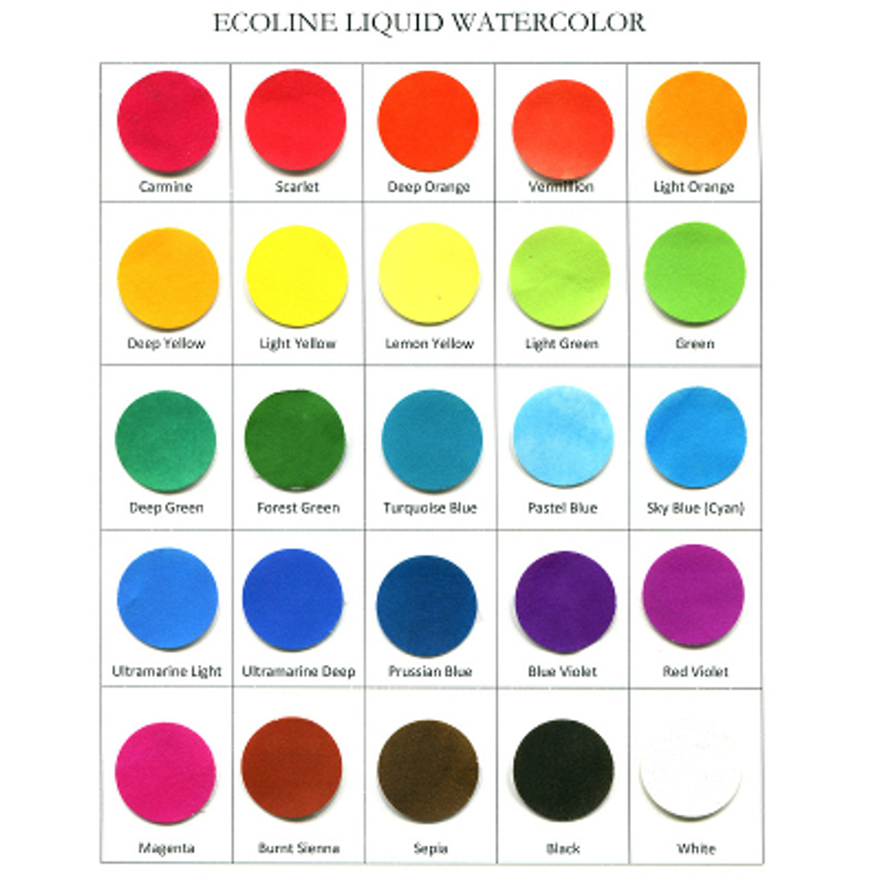 Liquid Watercolor 8 oz. - Set of 21