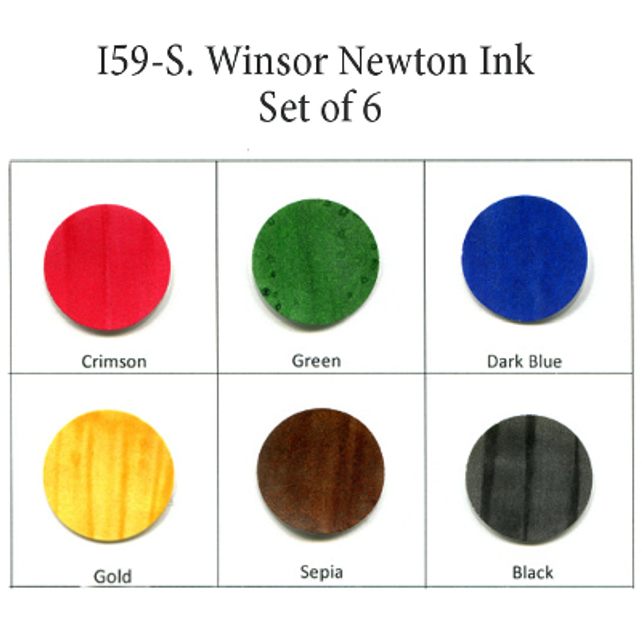 Winsor & Newton Calligraphy Ink, Set of 6