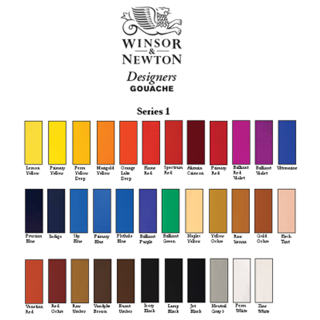 Winsor & Newton Gouache Series 1