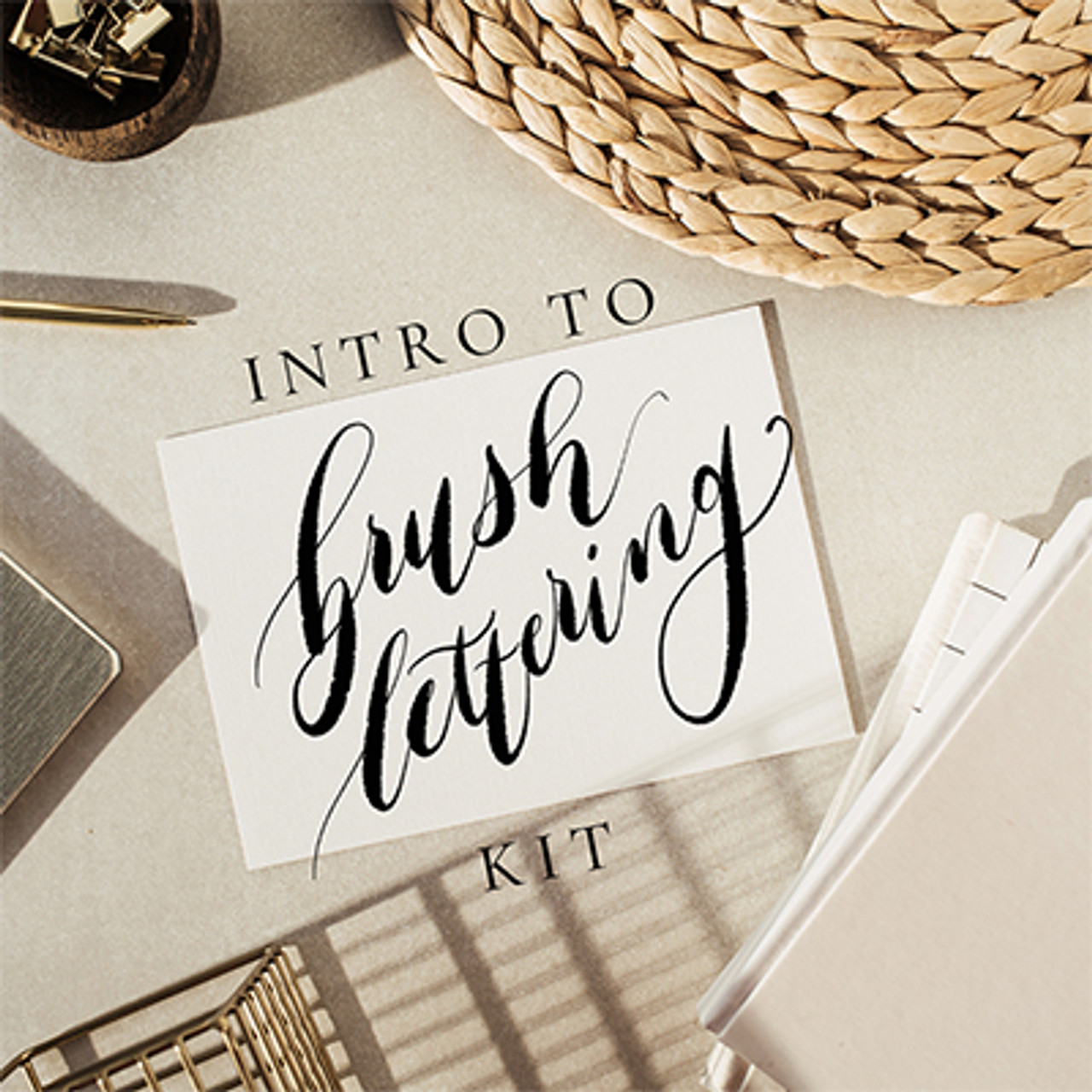 Hand Lettering Kit - Award-Winning DIY Kit includes Book + Supplies