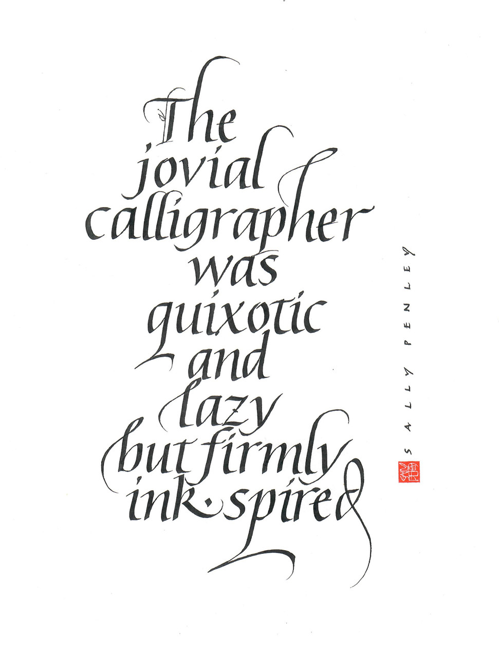 Sally Penley - Introduction to Calligraphy - John Neal Books