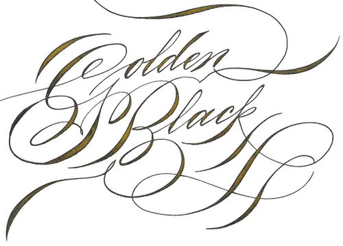 Chinese Sumi Ink, Golden Black
