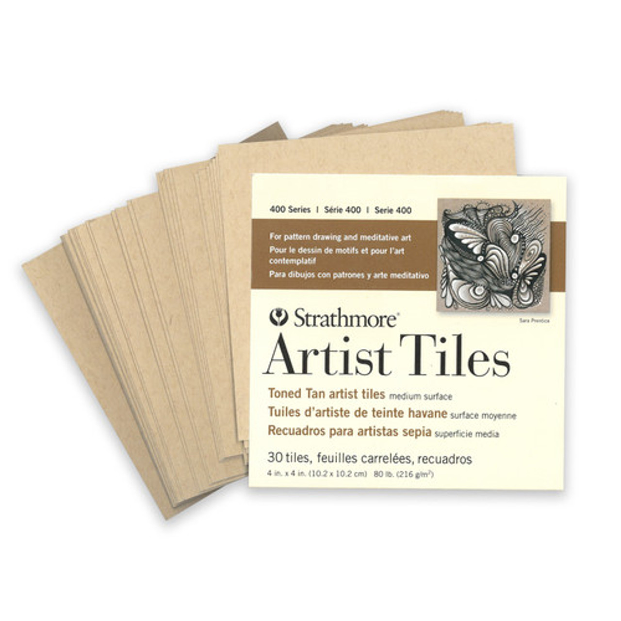 Strathmore Artist Tile 6 x 6, Bristol Vellum