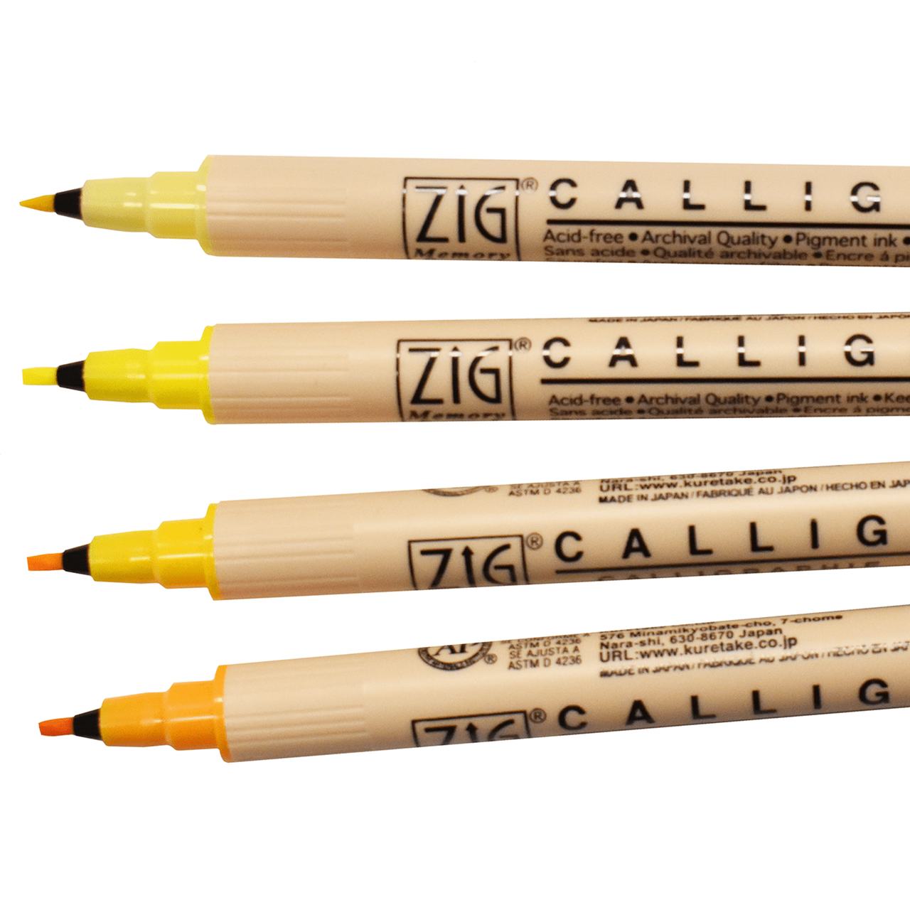 Pennarello Calligrafia ZIG Memory System MS-3400, Doppia Punta 2mm E 5mm, Inchiostro Nero, Acido Free