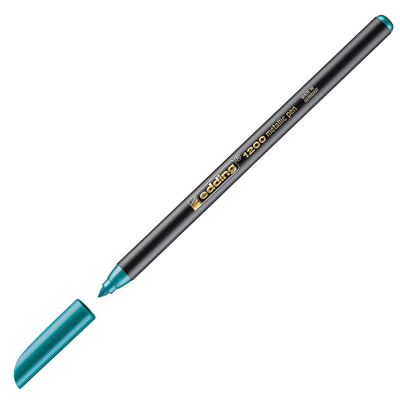 Edding 1200 Fibre Tip Pens - Assorted Metallic Colours (Blister of 4), 4- 1200-4-1999