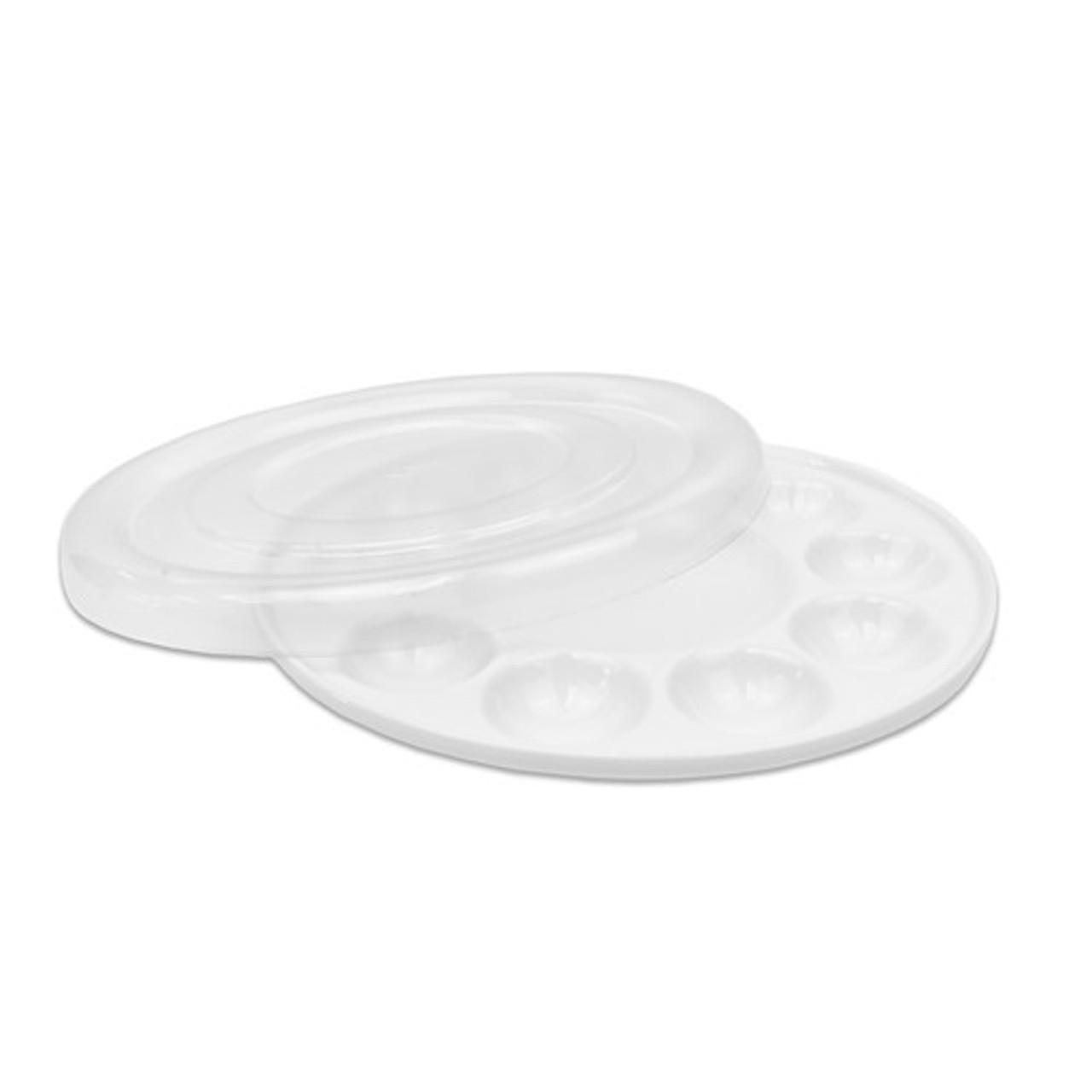 Jack Richeson 10-Well Round Plastic Palette w/Cover
