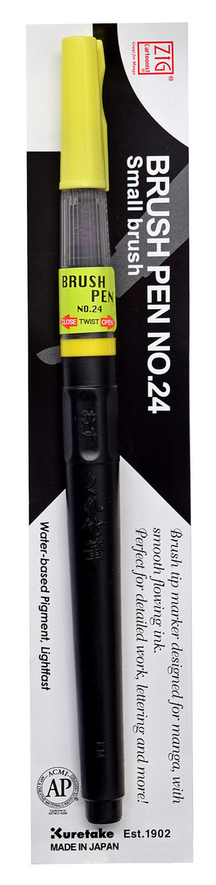 24 X Pentel Brush Sign Pen Twin 24 Color Box Set. 