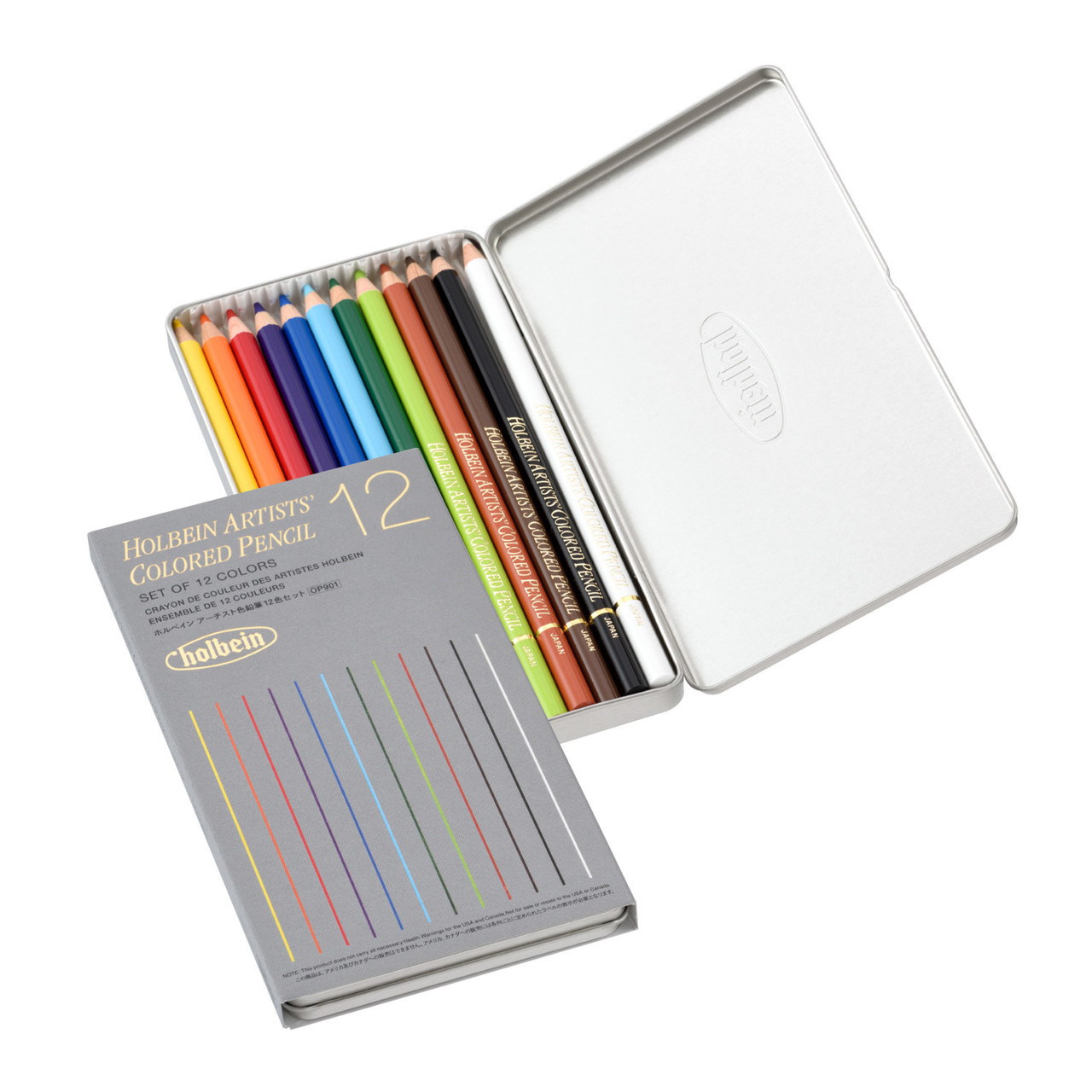 Holbein Artists' Colored Pencil Basic Tone Set of 12