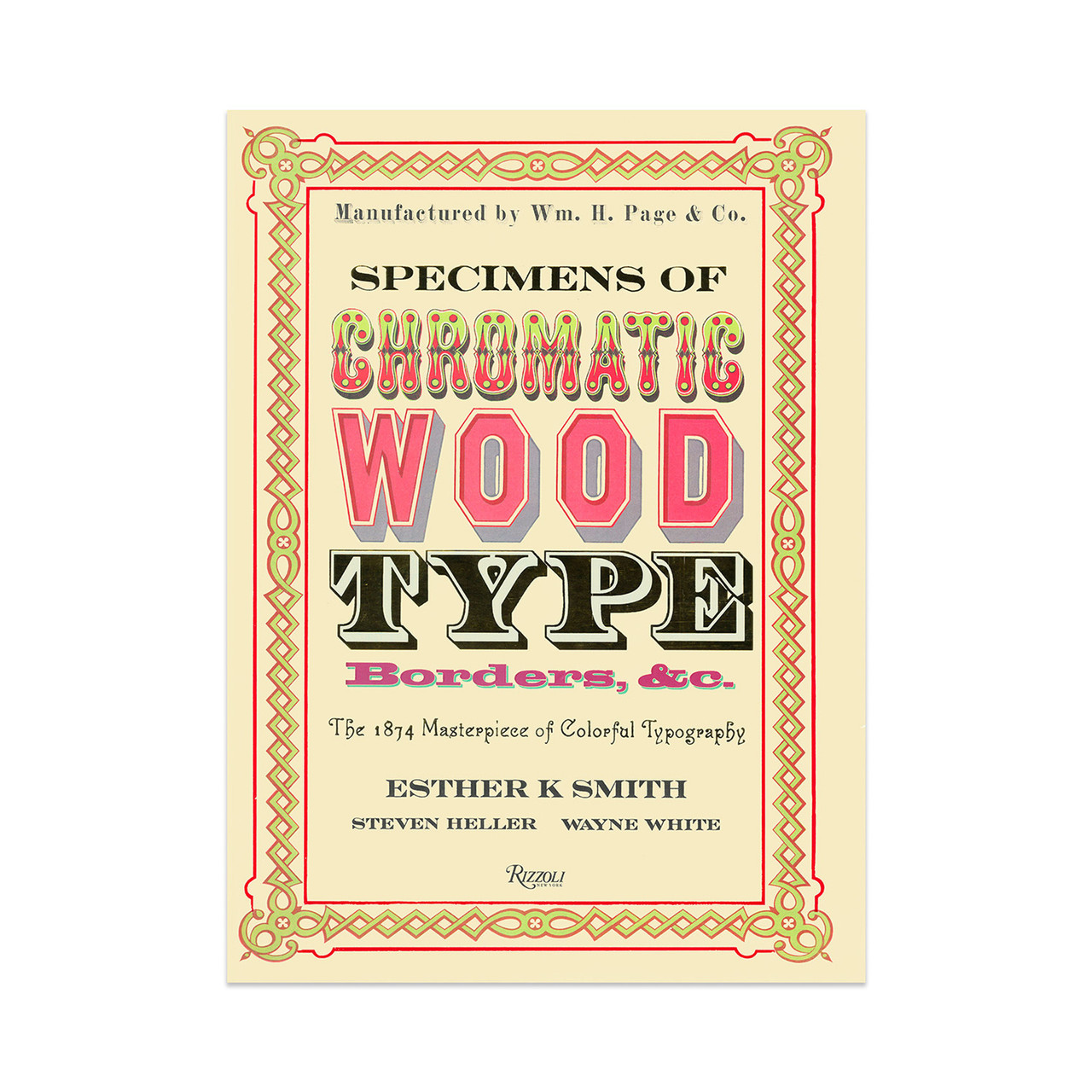 ◆ニチベイ◆ウッドブラインド◆W1220×H920◆O-2506BL7◆ Specimens of Chromatic Wood Type, Borders, &c. by Esther K. Smith