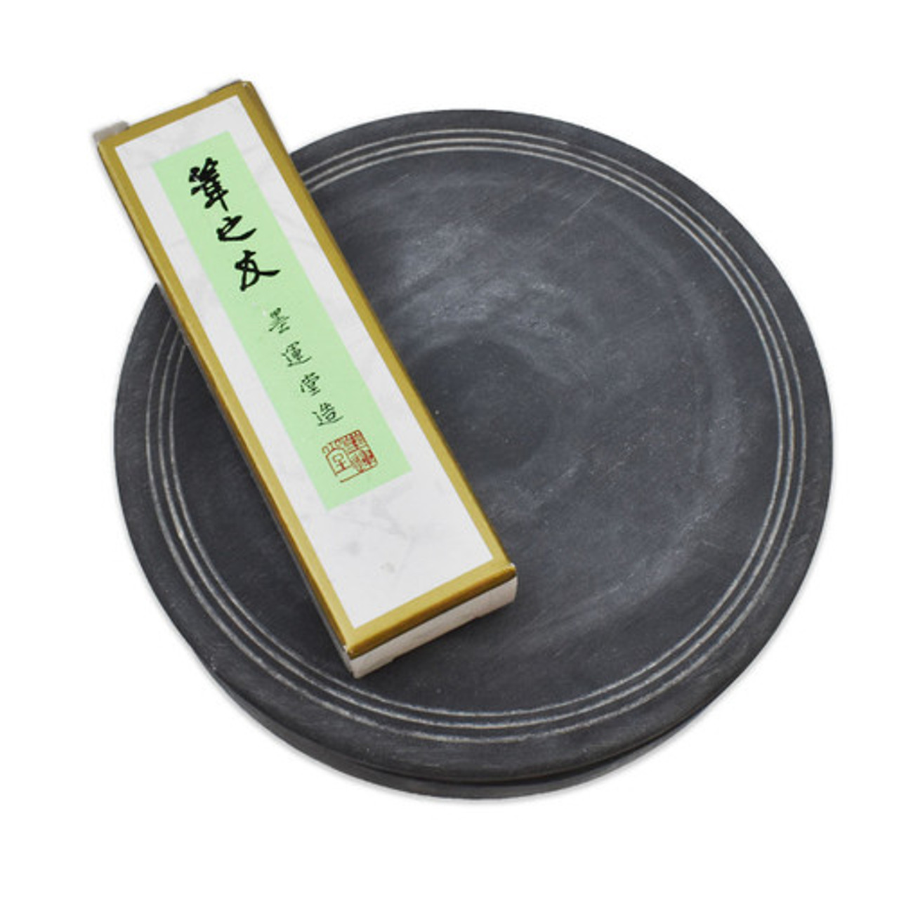 Round Ink Grinding Stone with Lid