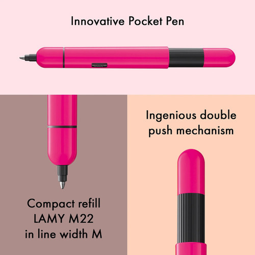 LAMY Pico Ballpoint Pen, Extendable, Medium Tip