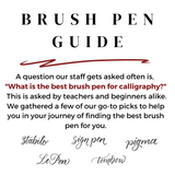 Brush Pen Guide