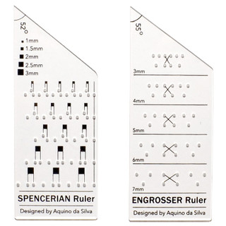 AB Calligraphy Ruler