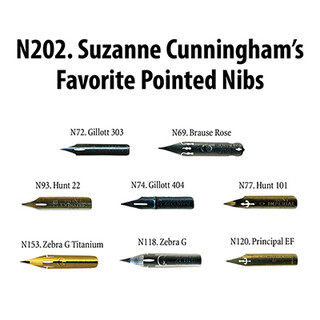 Suzanne Cunningham's Favorite Pointed Nibs