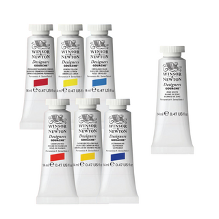 Winsor & Newton  Gouache: Permanent Double Primary Set