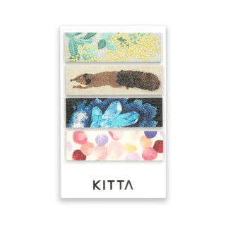 KITTA Basic Washi Tape Pack 15mm, Embroidery