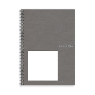 Fabriano EcoQua A5 Spiral Bound Blank Notebook