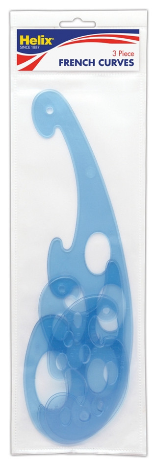 Helix French Curve set of 3