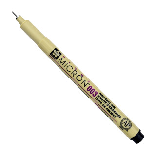 Sakura Pigma Micron 003 (.15 mm nib)