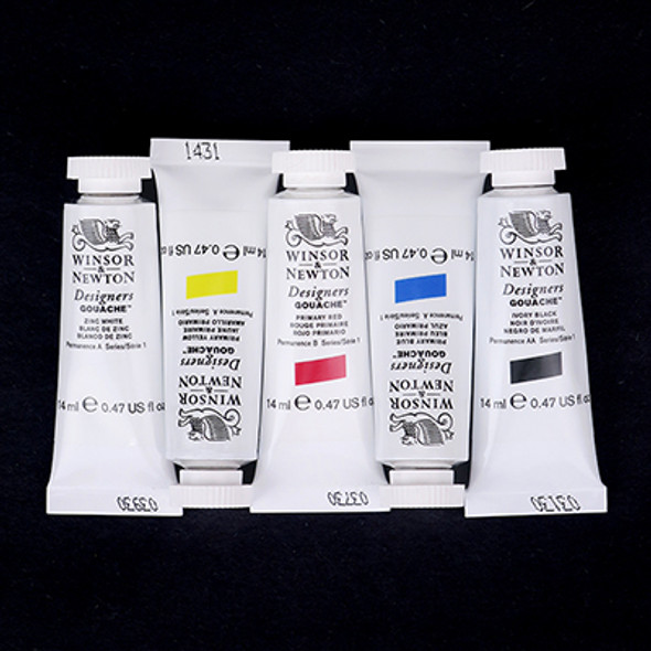 Holbein - Acryla Gouache 5-Color 10ml Sampler Set