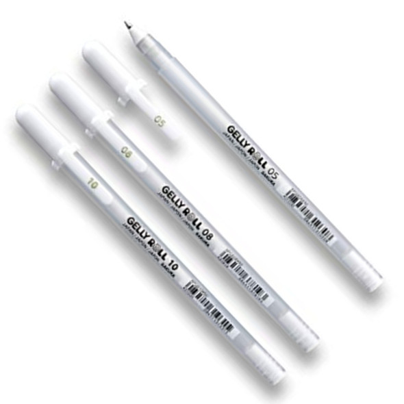 Sakura Gelly Roll White set of 3