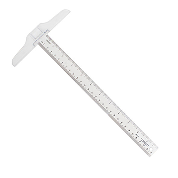 Westcott Transparent Ruler – 8ths Graph Beveled