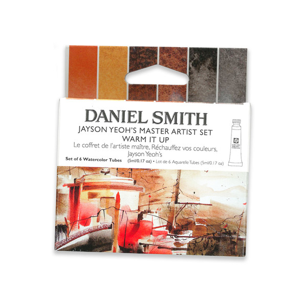 Daniel Smith Extra Fine Watercolor 5mL Set of 6, Warm It Up