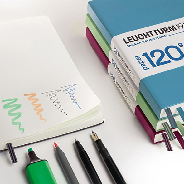 Leuchtturm1917 Edition 120gsm Hard Cover Notebook, Ruled