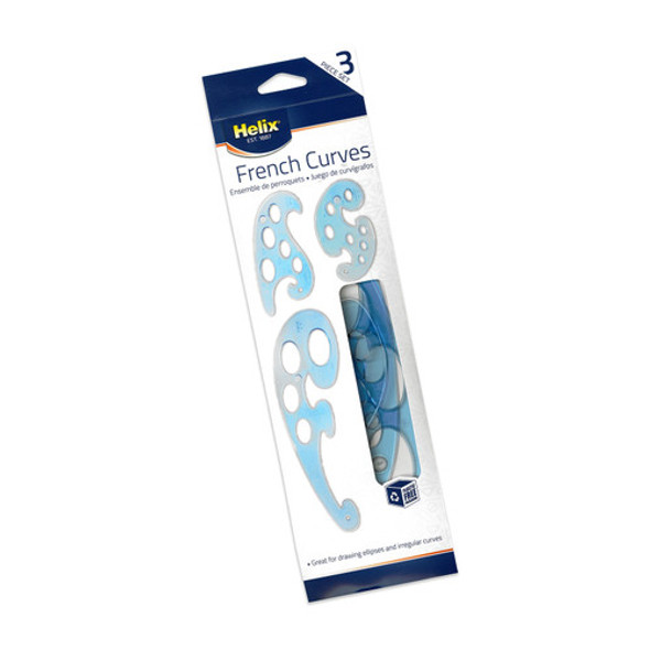 Helix French Curve set of 3