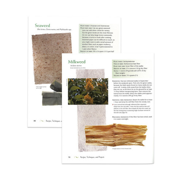 Papermaking with Garden Plants & Common Weeds by Helen Hiebert