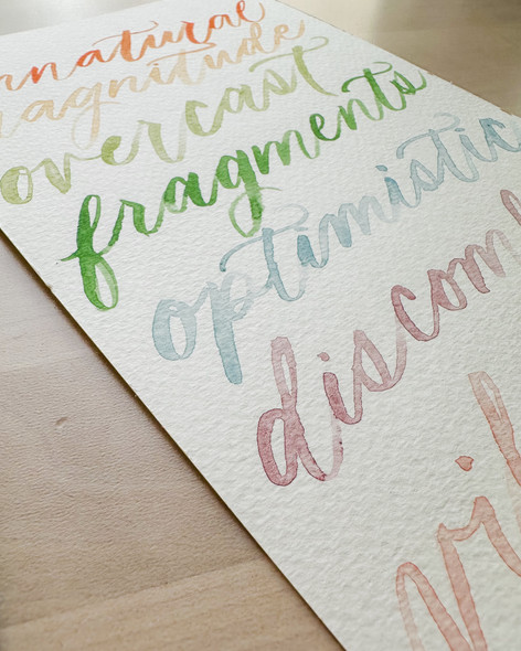 Angie Mendez -  Perfectly Imperfect Letters: Watercolor Calligraphy - Aug 20, 2025
