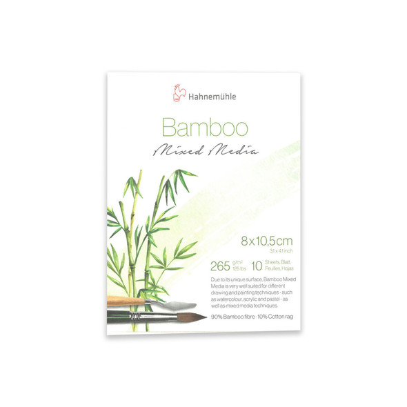 Hahnemuhle Natural Line, Mixed Media Bamboo Mini Pad, 10 Shts