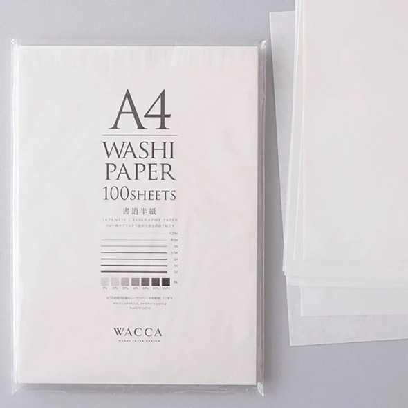 WACCA A4 Washi Paper, 100 Sheets