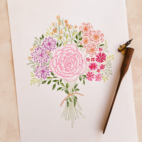 Aspacía Kusulas - Botanical Sketch - Sept 7- 28, 2025