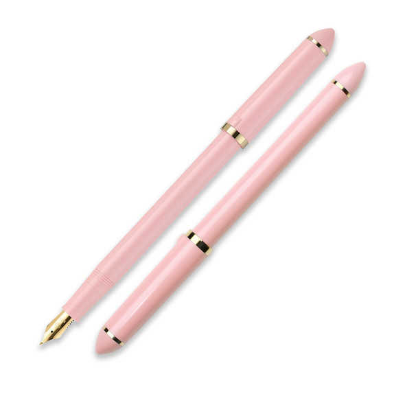 Sailor Fude De Mannen Fountain Pen, 40° (Pearl Pink)