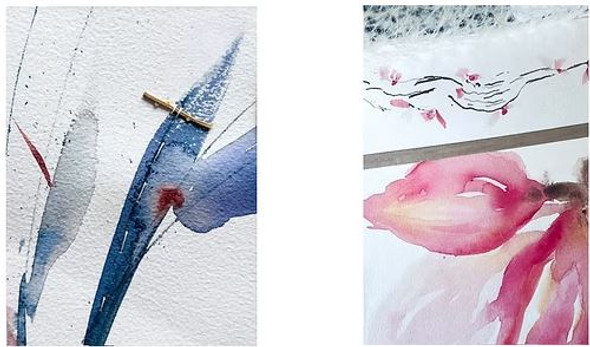 Gabriela Soba - Water Color & Thread Paper - Dec 6, 13 & 20, 2025