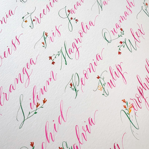 Aspacía Kusulas - Modern Calligraphy (Floral Alphabet Edition) - Apr 18 & 19, 2026