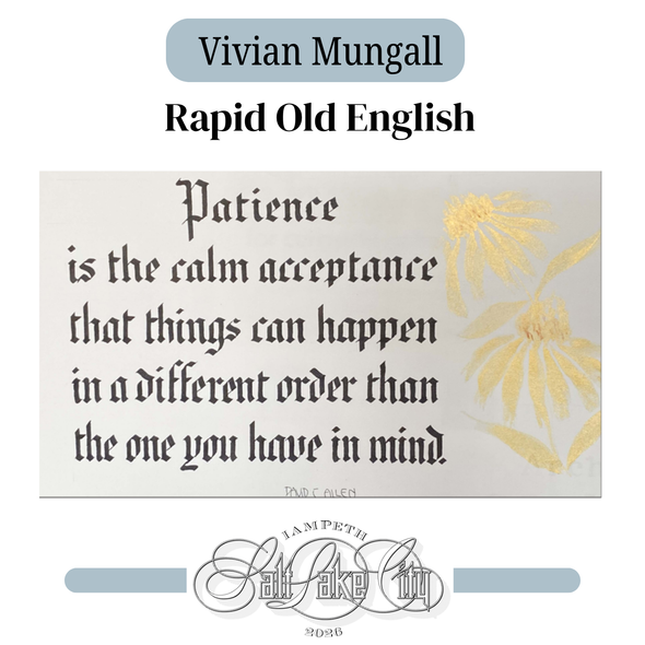 IAMPETH 2026 - Rapid Old English - Vivian Mungall