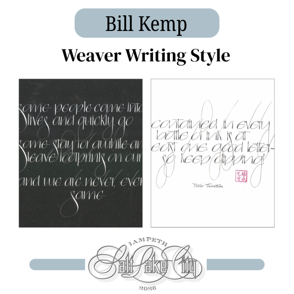 IAMPETH 2026 - Weaver Writing Style - Bill Kemp