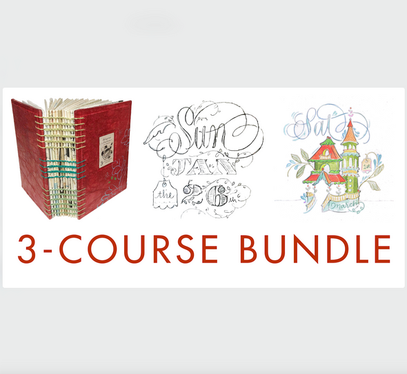 Anne Davnes (Elser) - 3-Course Bundle: Live Coptic, Mini BODONI, Spaces for Living - May 6 - Sep 2, 2026