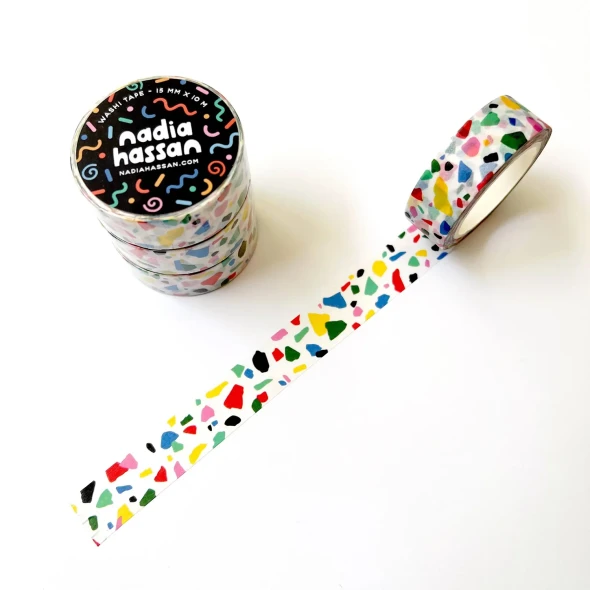 Nadia Hassan Washi Tape, Terrazzo