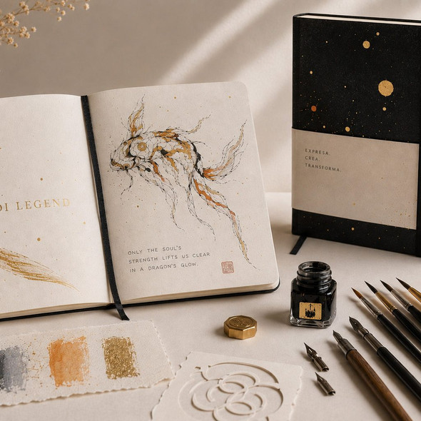 Gabriela Soba - Calligraphy Journal: The Legend of the Koi Fish - Sept 27, 2026 - Dec 6, 2026