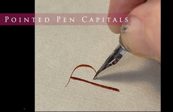John Stevens - Pointed Pen Capitals in Three Stages  - Nov 7, 14 & 21, 2026