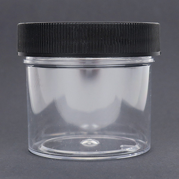 2-ounce Clear Plastic Jar