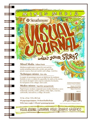 Strathmore Mixed Media Visual Journal 5.5 inches by 8 inches